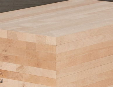 dreifach geschichtetes verleimtes Holz